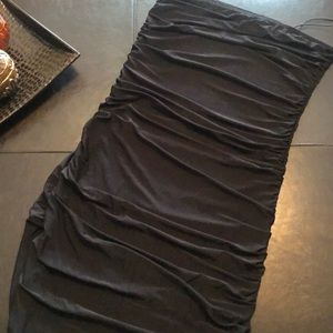 🖤🖤Sexy, fitted long black ruched dress